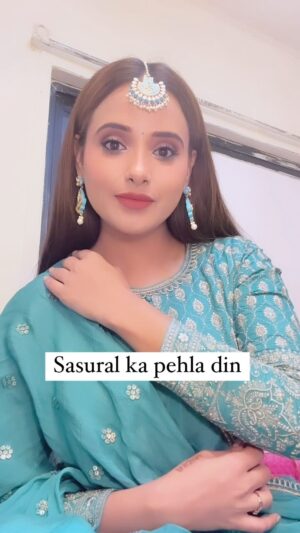 Nisha Nagpal Instagram - Jab sasural ka pehla din aisa ho 🫣

#réel #funny #comedy #instareels