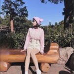 Noa Tsurushima Instagram - 水玉の夢はメルティマジックですね୨୧ ピンクのツイードジャケット可愛いでしょう？ @romansual_official #のあくろーぜっと ps.ぷーちゃんいつも幸せをありがとうございます☺︎