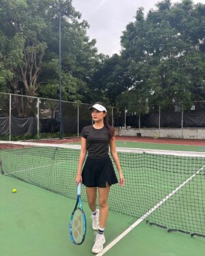 Noella Sisterina Instagram - black n white kinda day #tennis