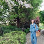Non Instagram - 先日、ぎり葉桜と写真が撮れた。 すっかり春の陽気🍃 よっしゃー気合い入れてくぞーー