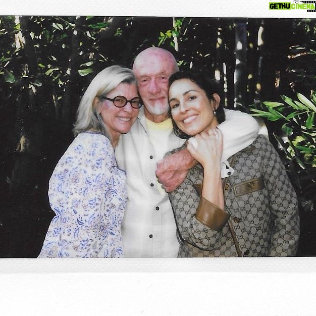 Noomi Rapace Instagram - Doing press junkets in LA with Michelle MacLaren and Jonathan Banks. My beloved co star turned 77 yesterday! Happy birthday my dear friend Jonathan!! It’s a honour and blessing to be here promoting our series together. Love you guys so much. Can’t wait for constellation to come out!