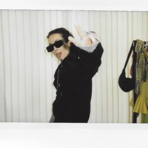 Noomi Rapace Instagram - Fitting for Givenchy PFW and Rome film festival with my fabulous @rosefordestudio
