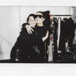 Noomi Rapace Instagram - Fitting for Givenchy PFW and Rome film festival with my fabulous @rosefordestudio