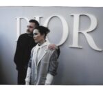 Noomi Rapace Instagram - Kim Jones 5 year’s anniversary at DIOR . Unforgettable and magical show . Truly breathtaking. Genius . Thank you Kim . Love you . 🤍🔥