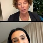 Nora Gharib Instagram – Samen met een zeventigtal anderen kijkt ze recht in de camera. Gekleed in zwarte gewaden en om haar hals een Palestijnse sjaal. Ze dragen een babypop die gewikkeld is in witte stof, symbolisch voor de dood.

De foto van @noragharib, in samenwerking met fotograaf Bob Reijnders, doet pijn. Baby’s symboliseren het begin van het leven, niet het einde. En toch is dat de realiteit in Gaza.

Ik ging hierover in gesprek met Nora, live op Instagram.

Zij gebruikt haar platform, net als ik, om op te roepen voor een permanent staakt-het-vuren. Alle respect hiervoor.

Het geweld tegen de Palestijnen moet stoppen.