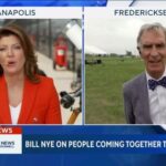 Norah O'Donnell Instagram - @billnye the Science Guy shares his experience witnessing the solar eclipse totality from Fredericksburg, Texas — highlighting to @NorahODonnell on what makes this rare celestial event so remarkable.