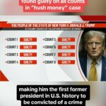 Norah O'Donnell Instagram - BREAKING: A jury finds former President Donald Trump guilty on all 34 felony counts of falsifying business records, making him the first former president in U.S. history to be convicted of a crime. Tap the link in bio for more.