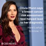 Norah O'Donnell Instagram - Olivia Munn revealed on Wednesday that she was diagnosed with breast cancer last year. Munn said she’d was diagnosed after testing negative for 90 different cancer genes and two months after a normal mammogram. She credits her doctor for saving her life after calculating her breast cancer risk assessment score. Experts say her diagnosis highlights the importance of screenings.