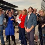 Norah O'Donnell Instagram - “Wow!” “Oh my God!” CBS News’ @norahodonnell and @tonydokoupil take in the thrill of totality as the solar eclipse appears over Indianapolis, Indiana.