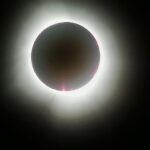 Norah O'Donnell Instagram - Totality in Indianapolis, Indiana. #solareclipse 📸By: @maurc_little