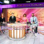 Norah O'Donnell Instagram - Great to be back on the @cbsmornings set today!🌞Talking about our primetime special that airs tonight, “Pope Francis: The First,” with @gayleking @tonydokoupil @nateburleson 📸 by @maryk_pics