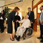 Norah O'Donnell Instagram - Pope Francis has never sat down for an extensive interview, one-on-one, with a U.S. television network. That changed when we spoke with him here in Rome. Part of our global exclusive tonight on the @cbseveningnews and more to come on @60minutes #catholic #popefrancis #vatican