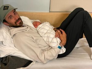 Noureen DeWulf Instagram - Welcome to the world ✨. Kaia Ahmed Miller 🌊 Born 4/4