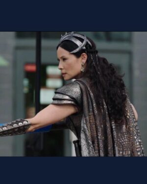 Noureen DeWulf Instagram - Months ago the powers that be asked me to audition for the role of Kalypso in Shazam Fury of the Gods, an absolutely amazing role I would have killed to play… the part ended up going to Lucy Liu, I figured it would when I heard she was being considered, she’s pretty dope to say the least. Anyways her stills from the movie came out today, so I wanted to share the version of Kalypso that I created for my read. So much of my life is memorizing lines & creating characters and sometimes I get to actually play them on screen but a lot of times it’s just a performance for a day. I went way out for this one so I wanted to share. On the way to the audition several drivers on the highway tried to make conversation with me. I guess there’s something about a woman who draws all over her face that sparks interest at 60 mph (or maybe they were concerned for me, I don’t know, I kept my eyes facing forward). 🤣