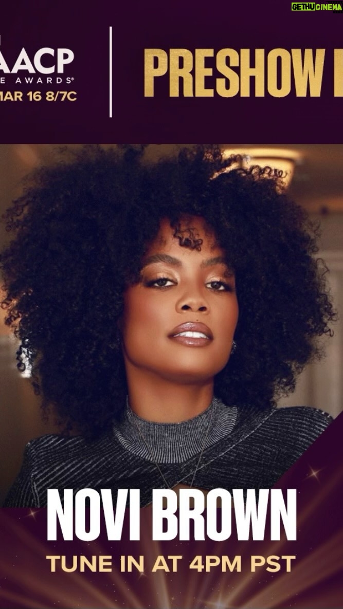 Novi Brown Instagram - Y’all saw me tonight co-hosting @naacpimageawards ?!! I love y’all! Thank you for supporting me and loving on me!! 🥹 ••• Glam @marquiswardbeauty Hair @creativexhands