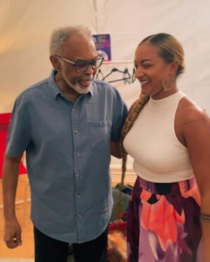 Nubya Garcia Instagram - Obrigada @gilbertogil ❤️
Seeing you perform last night and meeting you was everything, you are such a huge inspiration!!