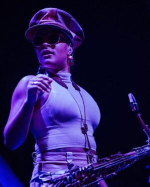 Nubya Garcia Instagram - 2nd night in Boston - thank you! 

📷 @jackieleeyoung