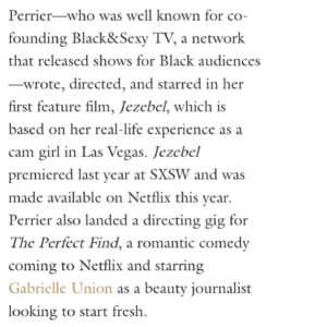 Numa Perrier Instagram - HAPPY JUNETEENTH! @wmag came through with some love! ✨