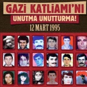 Nur Sürer Instagram - Gazi Katliamı unutma