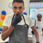 Nyesha Arrington Instagram – BIG congrats to the @childrensbureau Family resource center on their grand opening!! We had a lot of FUNNN learning about food as fuel 🔋& interactive recipes adults/kids can make together! 
My nephew Emmanuel Issac killed it as sous chef 💕
Here we made some simple date bites with nuts and spices and coconut oil 😋
#family
#ribboncutting #familyresources
#love
#cookingdemo