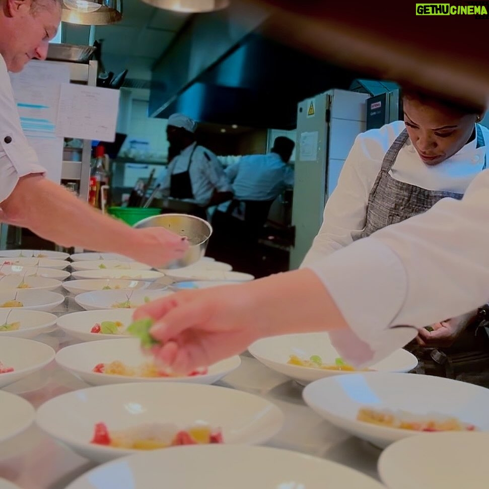 Nyesha Arrington Instagram - The orchestrated precision of a kitchen is my favorite. ❤️ Here.. amidst the clatter of pans and the soundtrack of service... I find my haven of expression; a sanctuary of joy and fulfillment. #cheflife #southafrica #Johannesburg #bts