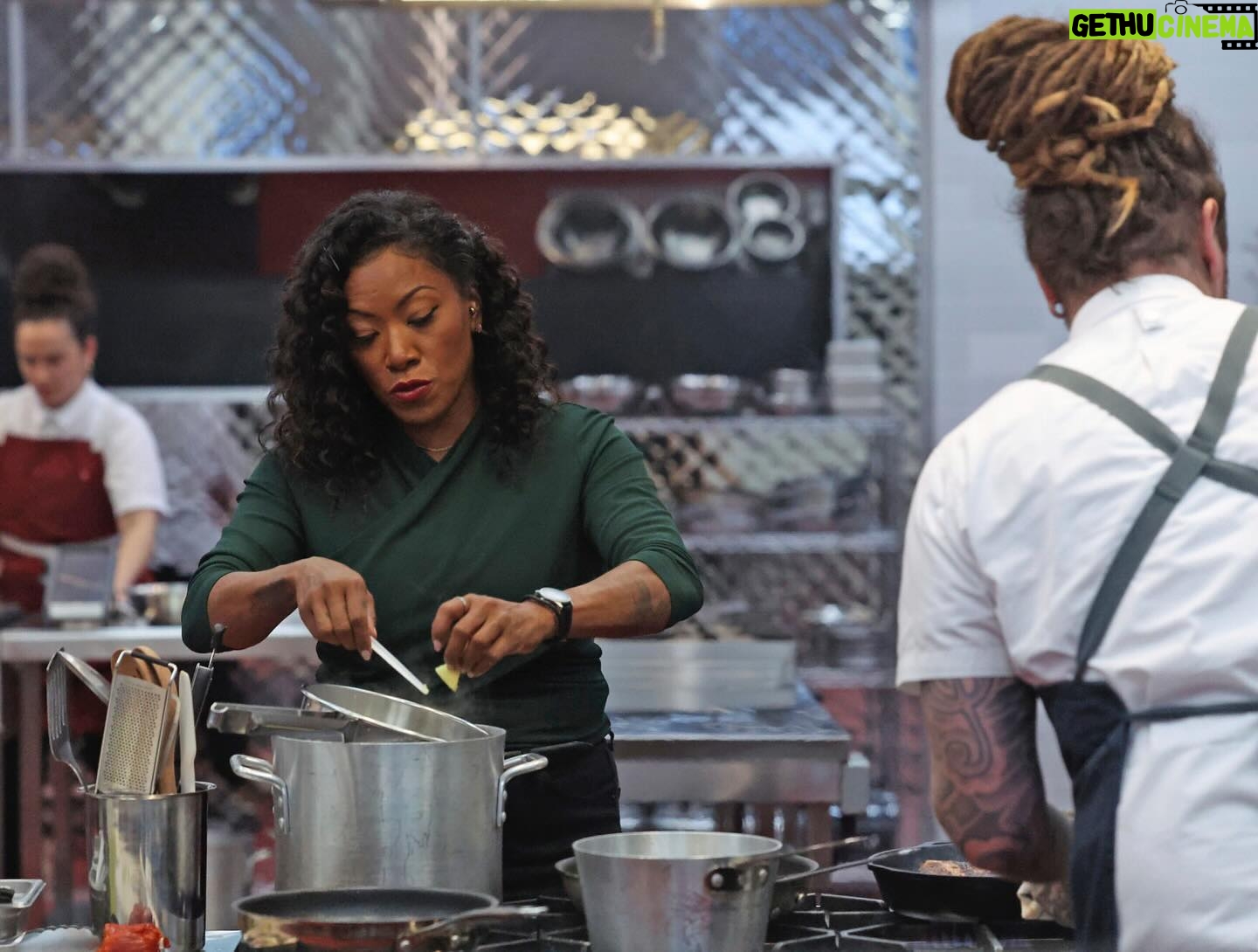 Nyesha Arrington Instagram - The Semi Finals of Next Level Chef are herrrrrre!! πππππ Brace yourselves for the most exhilarating showdown that unfolds tonight! After a journey filled with intense challenges, the most delicious creations, and nail-biting eliminations, the remaining chefs are ready to battle it out towards the coveted title of Next Level Chef!! So, grab your popcorn, pour a glass of your favorite beverage, and prepare to witness culinary history in the making. Tune in tonight and see who will rise to the culinary challenge!π΄π₯ @nextlevelcheffox @gordongram @richardblais