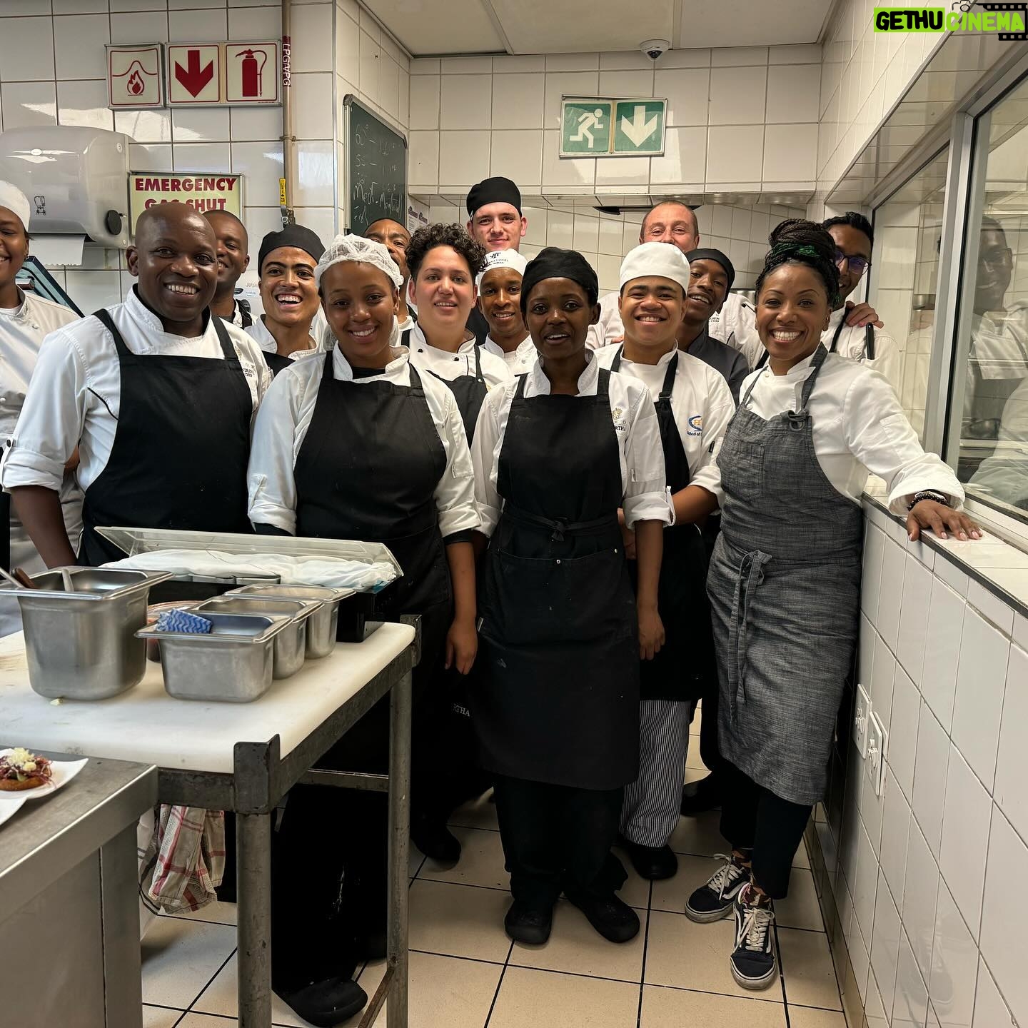 Nyesha Arrington Instagram - The orchestrated precision of a kitchen is my favorite. ❤️ Here.. amidst the clatter of pans and the soundtrack of service... I find my haven of expression; a sanctuary of joy and fulfillment. #cheflife #southafrica #Johannesburg #bts