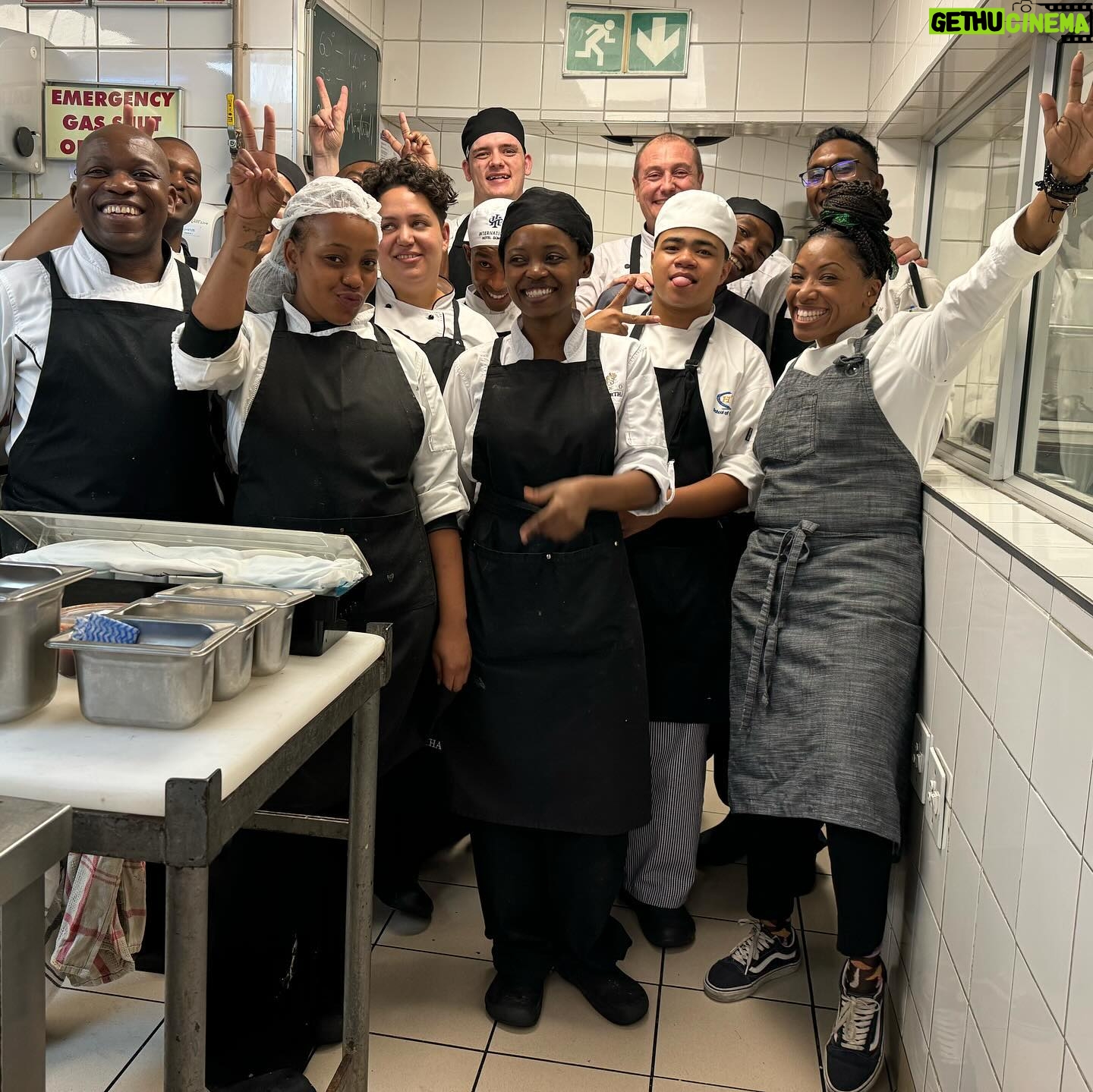 Nyesha Arrington Instagram - The orchestrated precision of a kitchen is my favorite. ❤️ Here.. amidst the clatter of pans and the soundtrack of service... I find my haven of expression; a sanctuary of joy and fulfillment. #cheflife #southafrica #Johannesburg #bts