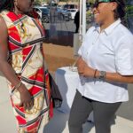 Nyesha Arrington Instagram – BIG congrats to the @childrensbureau Family resource center on their grand opening!! We had a lot of FUNNN learning about food as fuel 🔋& interactive recipes adults/kids can make together! 
My nephew Emmanuel Issac killed it as sous chef 💕
Here we made some simple date bites with nuts and spices and coconut oil 😋
#family
#ribboncutting #familyresources
#love
#cookingdemo