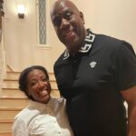 Nyesha Arrington Instagram - SUPER amazing night cooking for Mayor Bass and her guests!! #legends @samuelljackson @doncheadle @magicjohnson