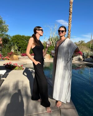 Odette Annable Instagram - Palm Springs Things 🌴  1. We found love in the desert  2. When we get rowdy, we call ourselves Jodie. Jackie   Odie forever.  3. I’ll be back with the name of this wine cause it’s 💯  4.  My best friend  5. The real dream is when your daughter’s best friend is your best friends daughter.  6. She loves a plane.  7. Abuelo is her best friend ( so many best friends)  8. The GOAT (my mom) shooting tequila on her bday  9. These two winners WON the damn thing!! ⛳️