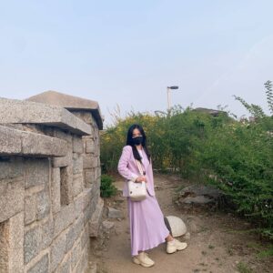 Oh Yu-jin Instagram - 😷
#낙산공원 #보라돌이