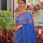 Oindrila Bose Instagram - শুভ নববর্ষ 🙏 Saree @kreationby.kj Blouse @stylist_anu Styled by @subrata4462 Make up yours truly 🤗