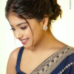 Oindrila Bose Instagram - 💙 . . . . Jewellery @kasira_official Make up and hair @lili_mondal_makeup_artist Photographs by @imsumanta Styled by @subrata4462