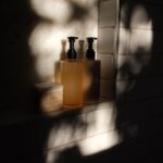 Olesya Rulin Instagram – When it’s the first day of Autumn and your haircare products look like a work of art @mynajeau ( if you haven’t tried their shampoo, conditioner, scalp oil please run to their site and order now. If you are losing hair or want to grow your hair rub the oil in I swear it’s magic)