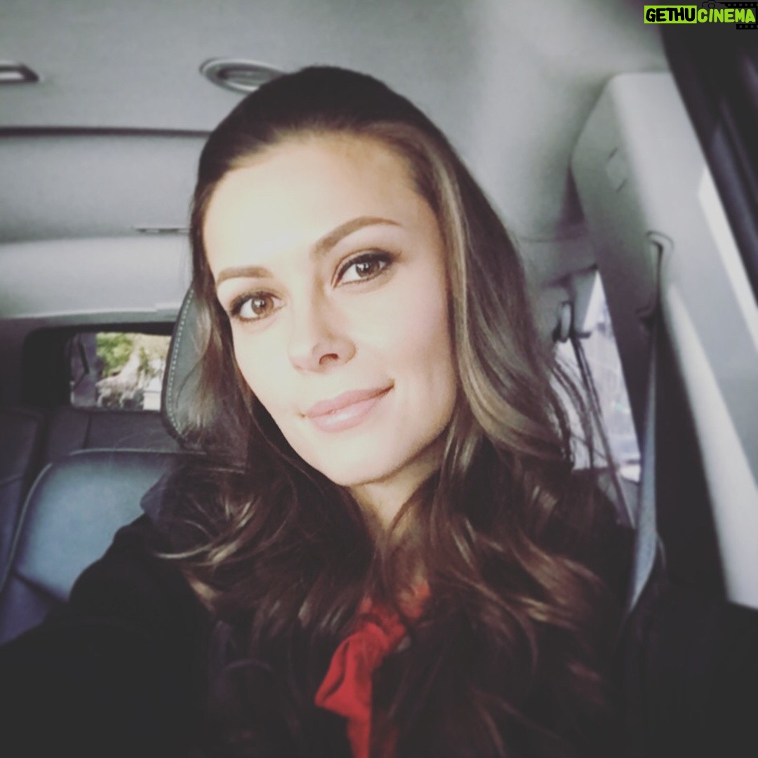 Olga Fonda - 1K Likes - On my way to my #Fox411 interview! #Wednesday #CarSelfie #tvinterview #agentx #tntdrama || HMU: @archangelachelsea
