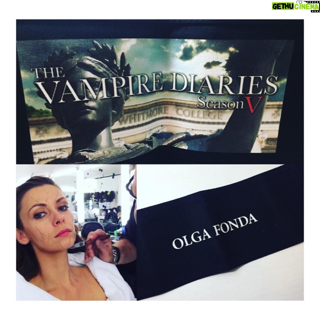 Olga Fonda - 1.7K Likes - #FBF My season 5 TVD director's chair canvas!! Thank you to the cast and crew for all the wonderful memories! ❤#TVDfamily #Season5 #TVD #thevampirediaries #Nadia #tvdseriesfinale