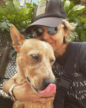 Olga Shelest Instagram - Happy Birthday to the most lovable goof I know🤪 #Flag #australiancattledog #redheeler #wetnose #2