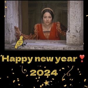 Olivia Hussey Instagram - Happy New year Everyone ❤️🌺🌹🙏🥰Much Love and Light to you All🌺May it be an Amazing and fruitful year for us all❤️🥳🙏👼🪽🌹🌺🌹