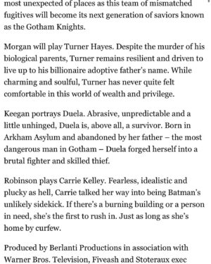Olivia Rose Keegan Instagram - 🦇🃏 ……??!!! What is life??!!!!! So grateful and excited to be joining this kickass team