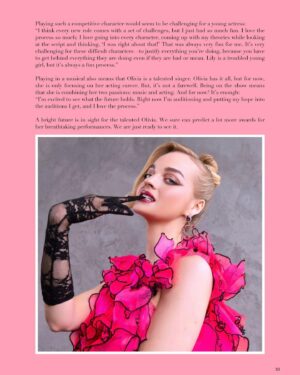 Olivia Rose Keegan Instagram - Thank you @saturnemagazine !!!!! 
 💖💥❤️‍🔥🍾🌸 🐍 Twas an honor and a blast 
Photographer: @nicolas_bates 
Styling: @jamar_hart 
Makeup: @ashleydonovan 
Hair: @haileyadickeshair