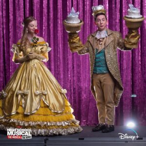 Olivia Rose Keegan Instagram - ep 6 now streaming on @disneyplus @highschoolmusicalseries !!! 🌹 (words simply cannot describe how excited I am that we finally get to meet the brilliance that is Antione aka @andrewbfeldman_ 🇫🇷 🥖 )