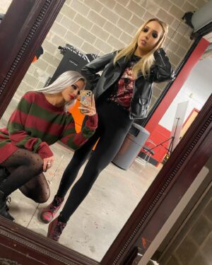 Olivia Kippen Instagram - Happy birthday to my favorite spooky bitch @alliewrestling 🧛🏻‍♀️ You’re literally the best human ever and I get to call you my best friend! 🥹 You make life extra fun and I’ll always be in your corner cheering you on. ♥️•
✨Virgo Twins✨