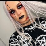 Olivia Kippen Instagram – BOTB V look from FRIDAY •
•
•
Makeup by me, inspo by @leeeexz 
@dolledupbydani did my hair, made that line sharp & added the hearts 🖤
• @facesofgypsy added some bottom lashes to finish the look✨ •
• && @jadecargill convinced me to take pictures of my look and do a slide 🙃