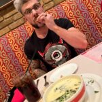 Olivia Kippen Instagram - Finally ate that frozen cake from our wedding two years later and a few days late, and now I’m watching you eat cheese fondue 🫕 coz I love you… sorry it rhymed. Happy Valentine’s Day handsome. I love you.