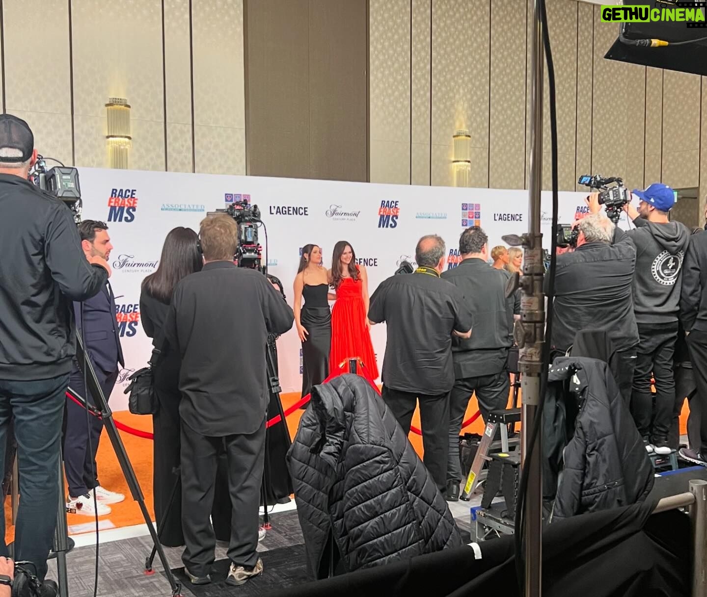 Olivia Sanabia Instagram - So honored to attend my 8th Race to Erase MS Gala. Such an incredible event to raise money for the treatment and cure of multiple sclerosis. Thank you @nancypeaceandlove and @racetoerasems 🧡🧡🧡🧡 And thank you @cinqasept