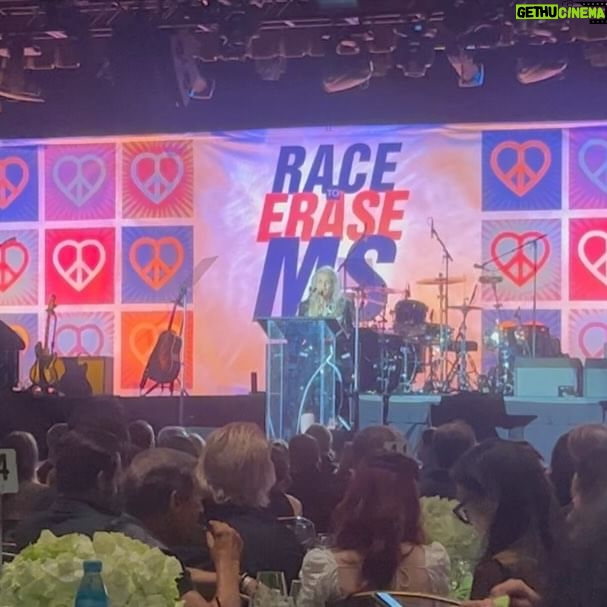 Olivia Sanabia Instagram - So honored to attend my 8th Race to Erase MS Gala. Such an incredible event to raise money for the treatment and cure of multiple sclerosis. Thank you @nancypeaceandlove and @racetoerasems 🧡🧡🧡🧡 And thank you @cinqasept