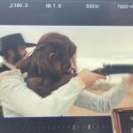 Olivia Sanabia Instagram - Now that the strike is over, I can finally tell you guys about BIRTHRIGHT OUTLAW — streaming now!!! It was an honor to be a part of this project, and now it’s yours. I have way too many behind the scenes photos to share with you guys, so expect a spam!! From the corsets to the freezing cold night shoots to the green-screen hot air balloon, this one was truly a blast. Also— I may or may not have written a song for our end credits with @savannahsanabia . Stay tuned!!! 🩶🩶🩶#birthrightoutlaw