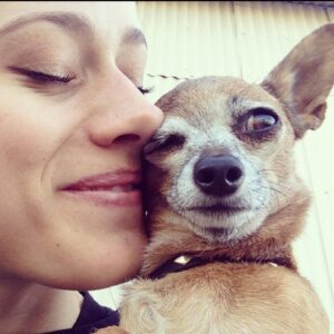 Olivia Taylor Dudley Instagram - Sophia My Queen 💔 Yesterday after 14 beautiful years together, you said goodbye surrounded by those who loved you most. I knew this day was coming but nothing could have prepared me for this kind of unbearable heartbreak. Sophia was my baby girl, my best friend. She lived to be about 17/18/19? which is a miracle and just goes to show how strong her little spirit was. She was a rescue, but she rescued me. My mom and sister found her at the pound back home and drove her to LA to surprise me! It was the best gift I’ve ever received. Then Sophia The Queen and I spent 14 amazing years growing up together, going on endless adventures, traveling the world, and being by each others side through the good times and the bad. She was wise beyond her years and made a friend to everyone she met along the way, and boy did she meet a lot of friends in this world. Even when she went deaf and blind about 6 years ago that didn’t slow her sassy lady legs down. I’m so grateful for @papertomm who loved her unconditionally and helped take such amazing care of her the past few years when she got too old to travel with me. He was the best doggie Dad to her there ever was. Sophia was the most kind creature I have ever known and If you were lucky enough to have partied with her you know that she was a mystical creature from another world. I feel so honored to have been her mommy ❤️ I love you #sophiamyqueen #heartbroken