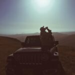 Olivia Taylor Dudley Instagram - My poor city Jeep finally got to climb some mountains. Photo by mom 🤍
